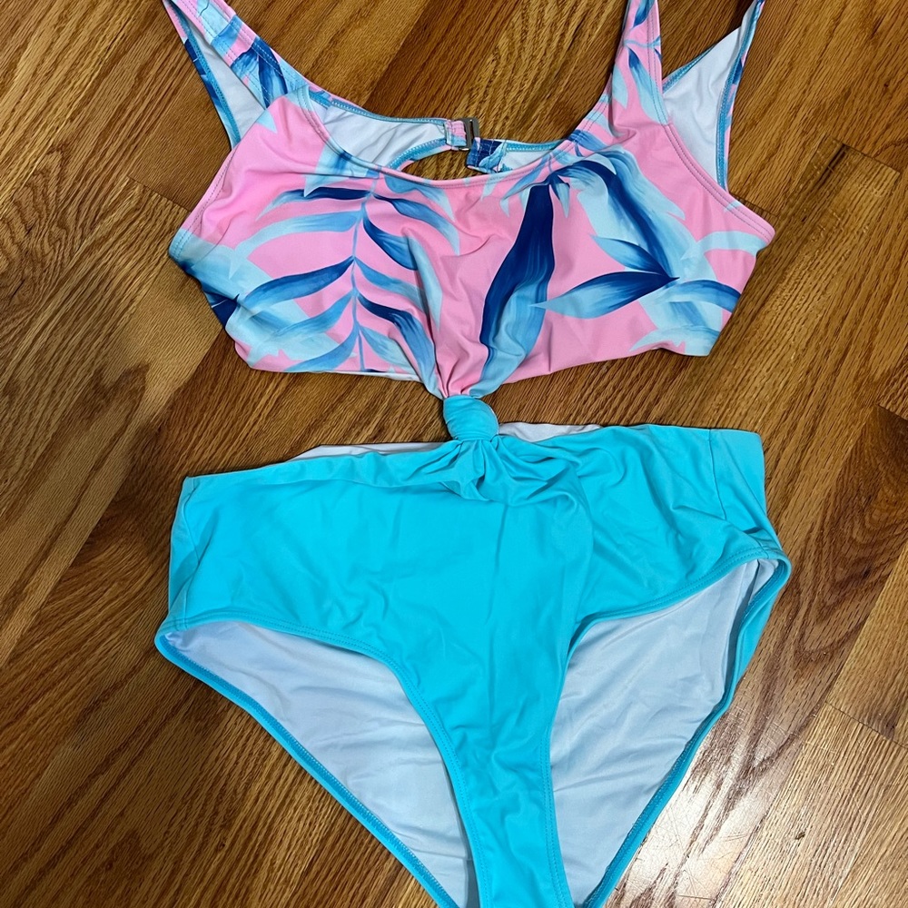 Pink lily one piece